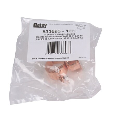 Oatey 1"Cop Bell Pipe Hanger 33693